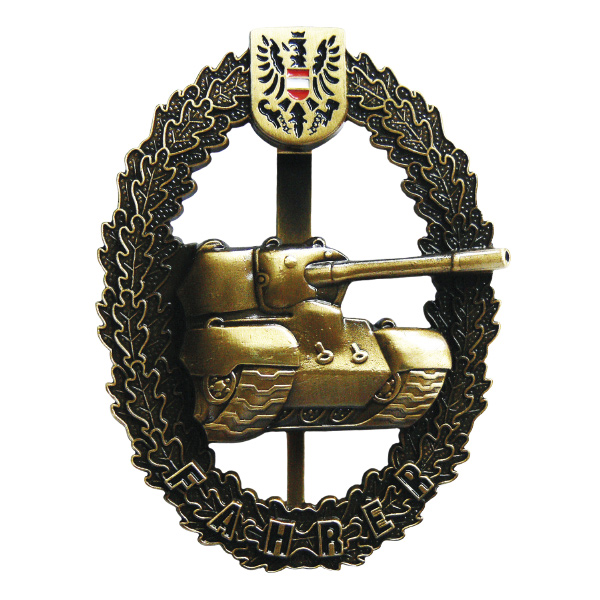 Originalorden Bewährungsabzeichen Panzerfahrer Bronze - Orden THW